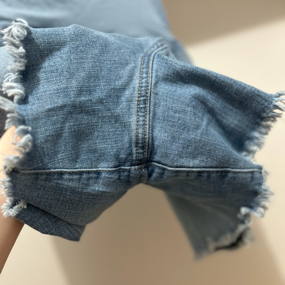 2 Pairs Sonoma Maternity Jean Shorts Size 12 - Picture 9 of 10